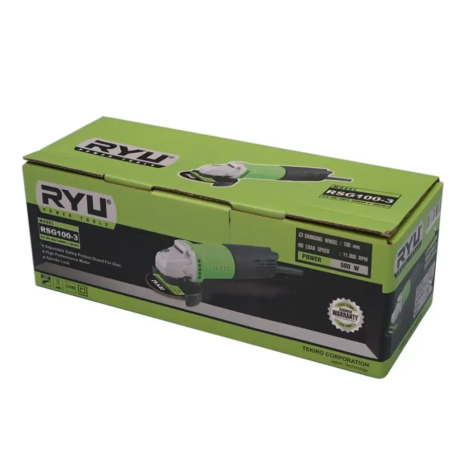 RYU Mesin Gerinda Tangan 4 Mesin Selep Angle Grinder RSG100-3 5.webp