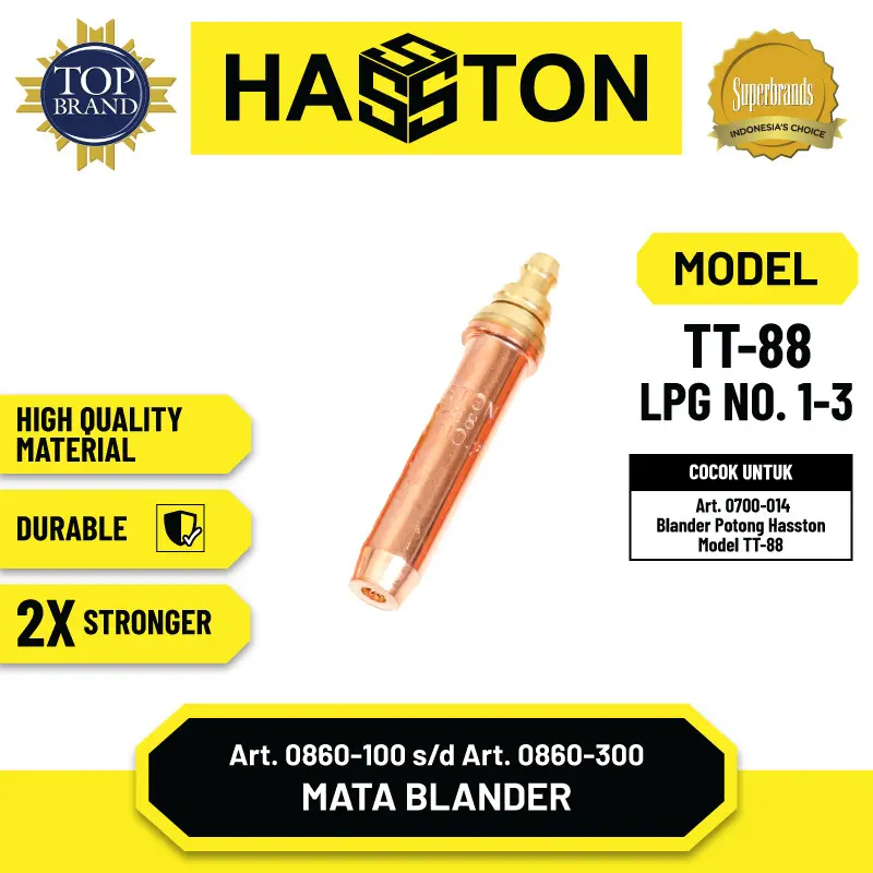 Hasston Cutting Nozzle TT-88 No. 2 (LPG) / Mata Nozzle  0860-200