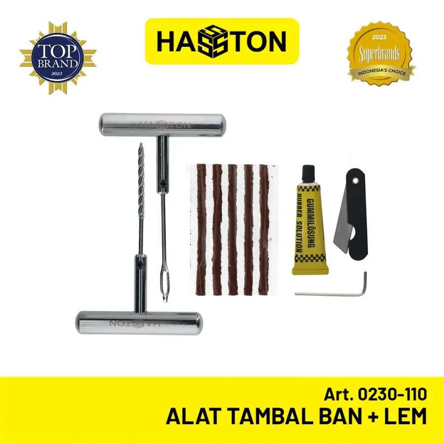 Hasston Alat Tambal Ban Pegangan Besi / Lem Tubles (0230-110)