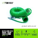 TEKIRO RECOIL HOSE 9 METER HIJAU WITH SPRING / SELANG SEPIRAL