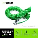 TEKIRO RECOIL HOSE 12 METER HIJAU WITH SPRING / SELANG SEPIRAL