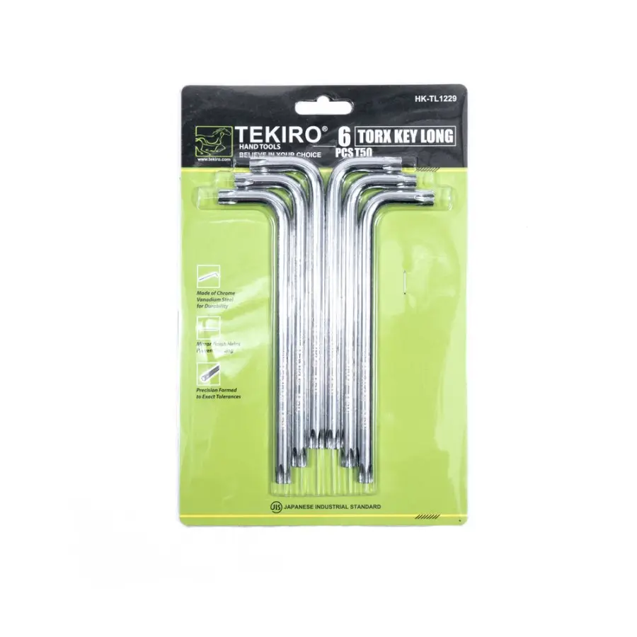 TEKIRO SET KUNCI L BINTANG T 50 PANJANG 6 PCS 