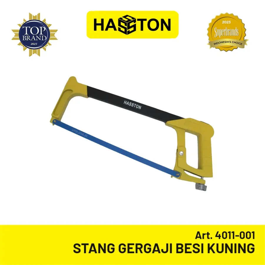 Hasston Tangkai Stang Gergaji Besi Kuning / Hacksaw Frame (4011-001)