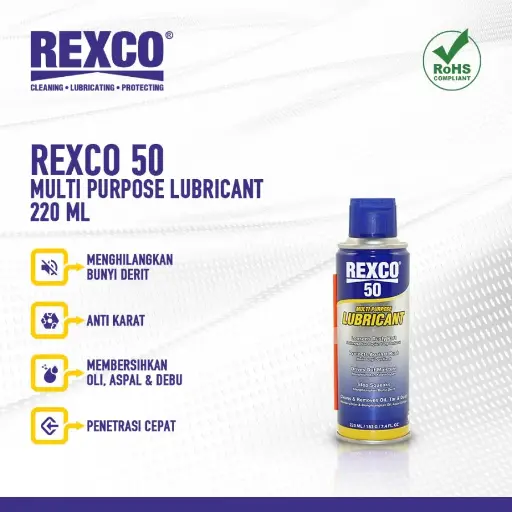 [ALBL-0017] Rexco 50 Pelumas Serba Guna / Anti Karat 220 Ml