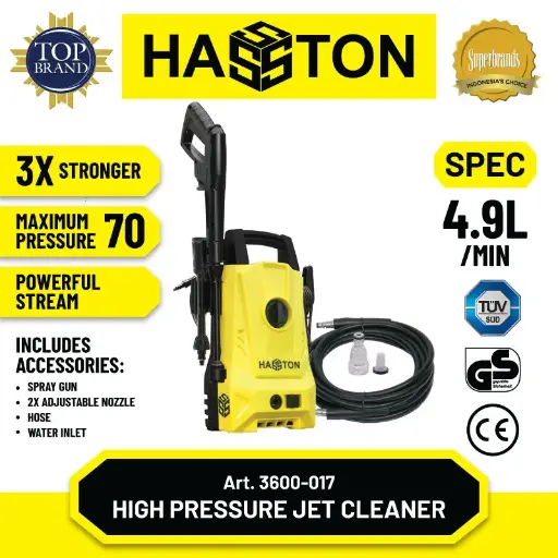 [ALBL-0028] HASSTON Jet Cleaner High Pressure / Mesin Cuci Mobil 3600-017