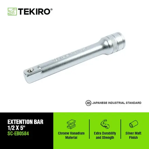[KNC-0245] TEKIRO 1/2 INCH EXTENTION BAR 5 INCH / SAMBUNGAN SOK