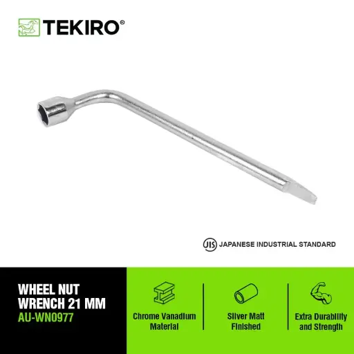 [KNC-0285] TEKIRO WHEEL NUT WRENCH 21 MM / KUNCI RODA L