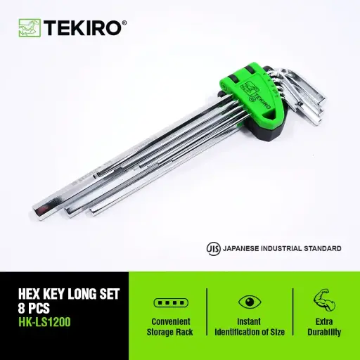 [KNC-0298] TEKIRO KUNCI L SET 2-10MM PANJANG 
