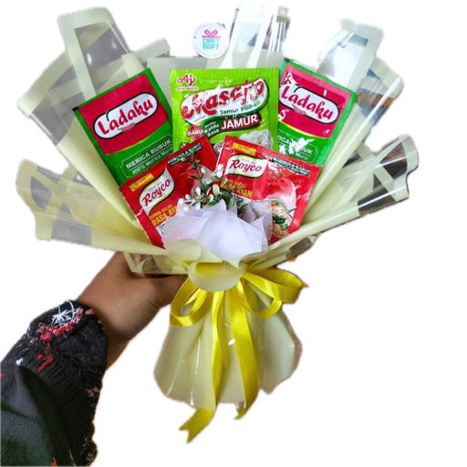 Buket Bunga + Bumbu Dapur Spesial Hari Ibu