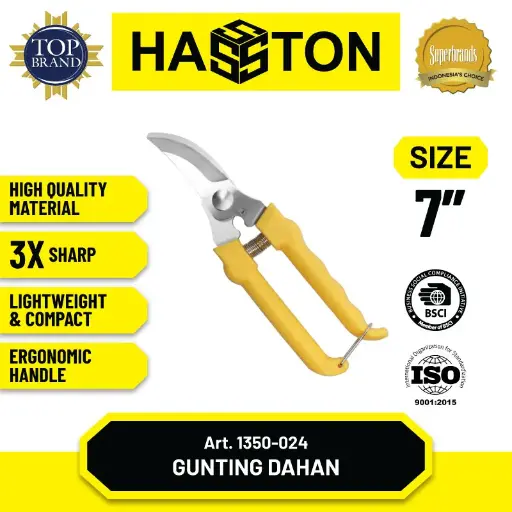[ALB-0038] Hasston Gunting Bunga Stainless Steel / Gunting Dahan (1350-024)