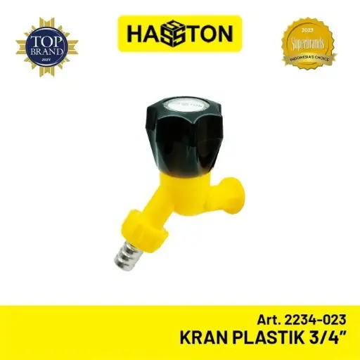 [ALB-0043] Hasston Kran Air PVC 3/4" / Keran Plastik (2234-023)