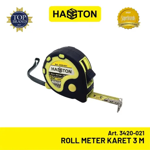 [ALB-0082] Hasston Roll Meter 3m x 19mm + Magnet / Tape Measure (3420-021)