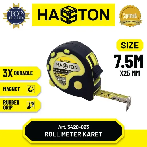 [ALB-0084] Meteran Hasston 7.5M Karet 3420-023
