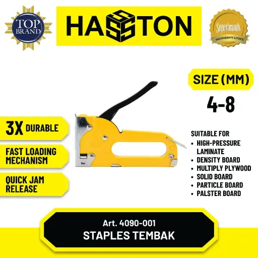 [ALB-0180] Hasston Staple Gun 4-8 mm / Staples Tembak (4090-001)