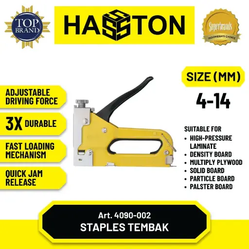 [ALB-0181] Hasston Staple Gun 4-14 mm / Staples Tembak (4090-002)