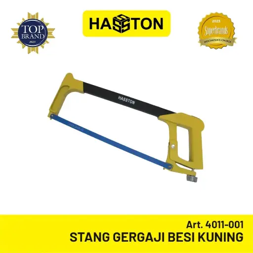 [ALB-0183] Hasston Tangkai Stang Gergaji Besi Kuning / Hacksaw Frame (4011-001)